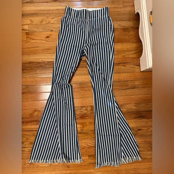 Show Me Your MuMu Pants - Show Me Your Mumu Berkeley Bells Striped